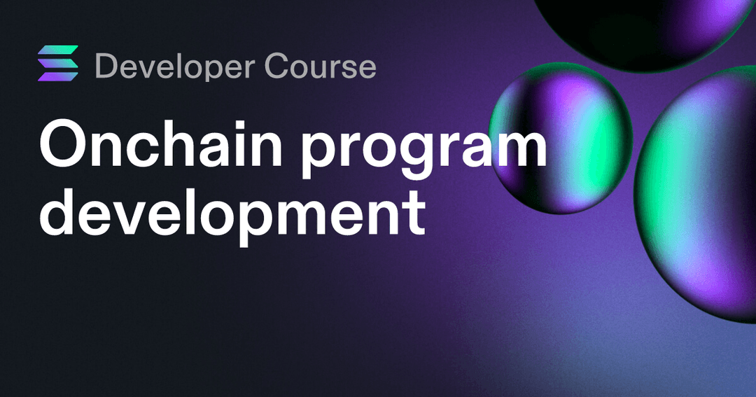 Onchain program development